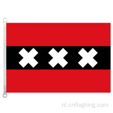 Amsterdamse vlag 100% polyester Amsterdam banner